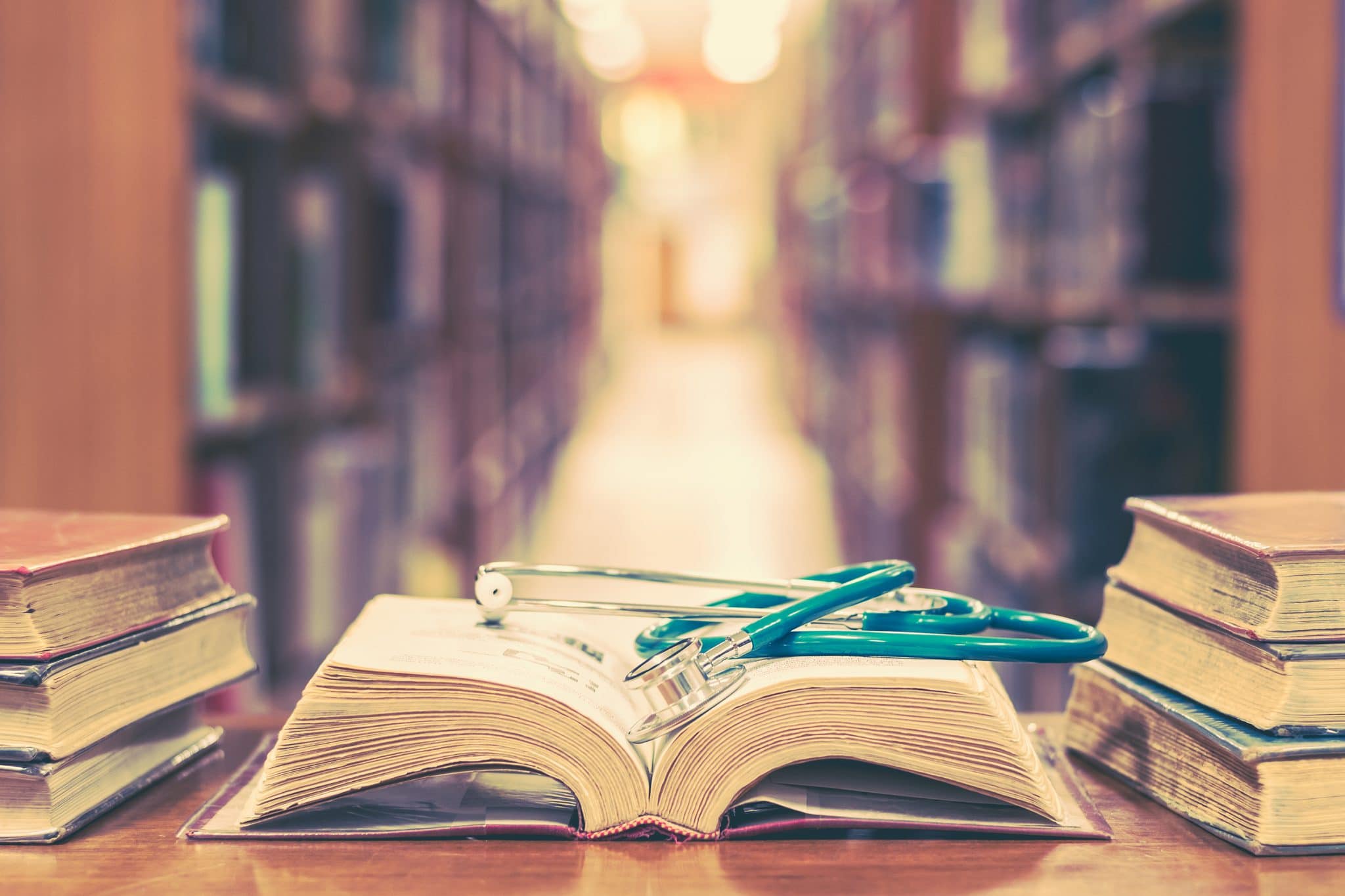 Old Book In Library