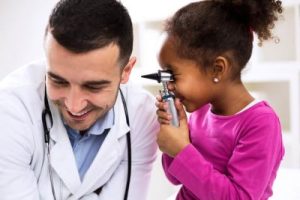 Doctor and child