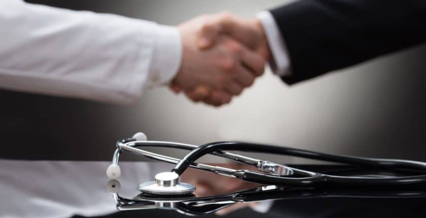 Doctors Shaking Hands