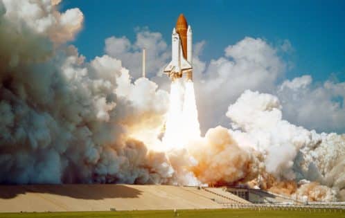 Rocket Taking Off
