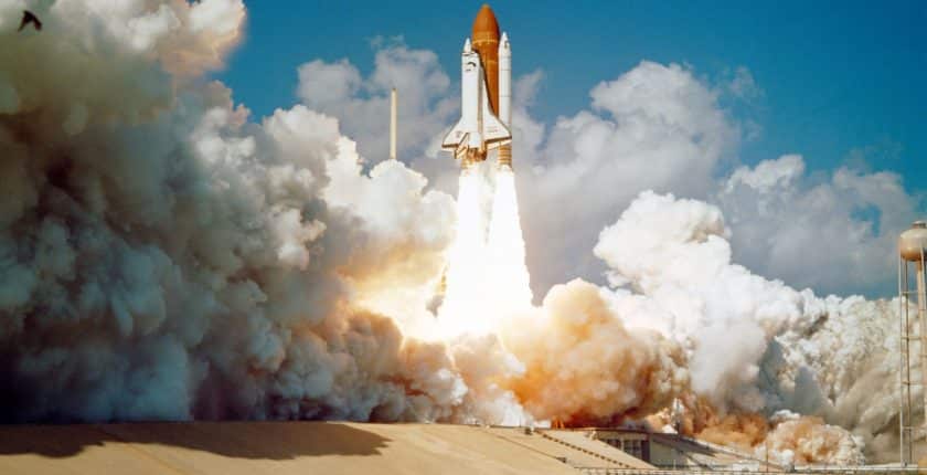 Rocket Taking Off